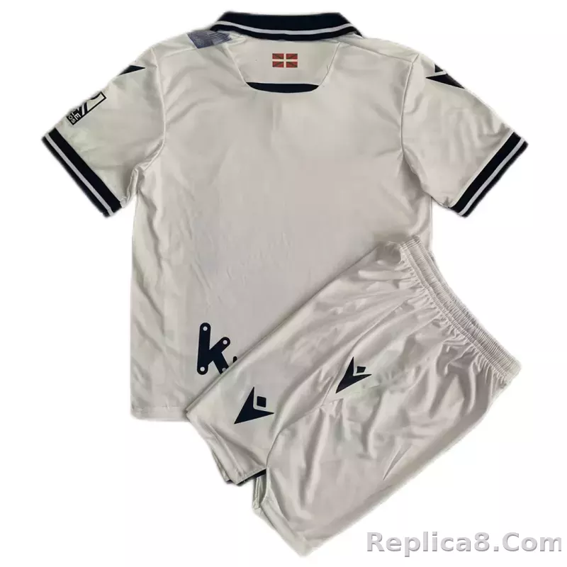 23-24 Real Sociedad Third Away Kids Kit Jersey+Shorts - detail