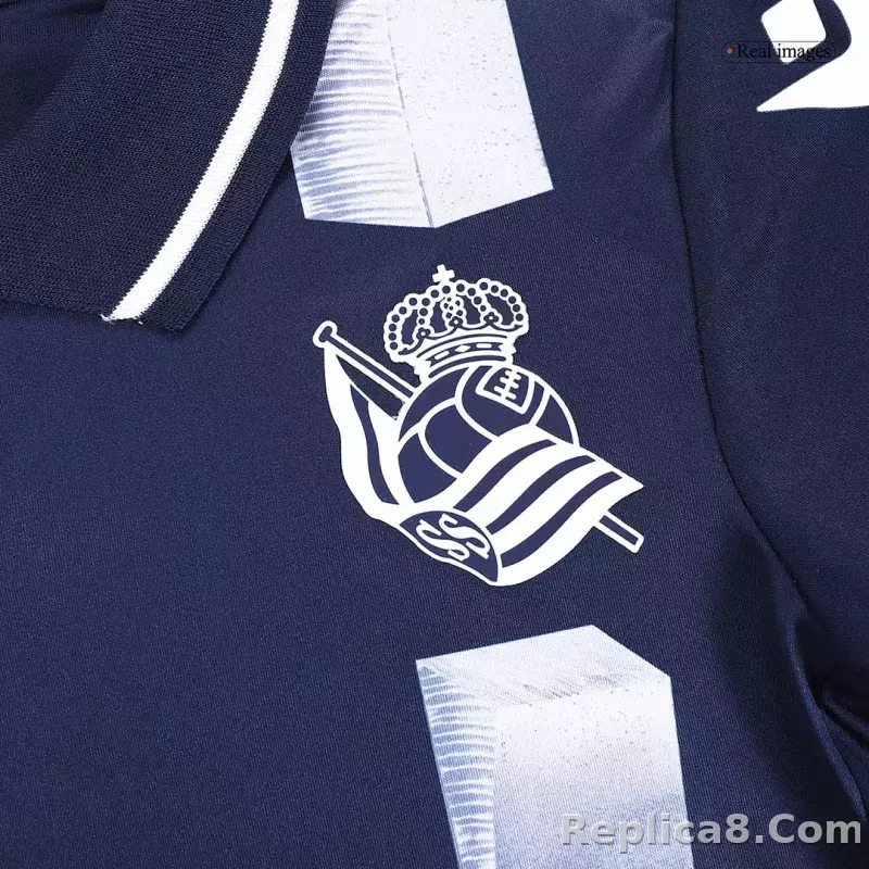 23-24 Real Sociedad Away Kids Kit Jersey+Shorts - detail