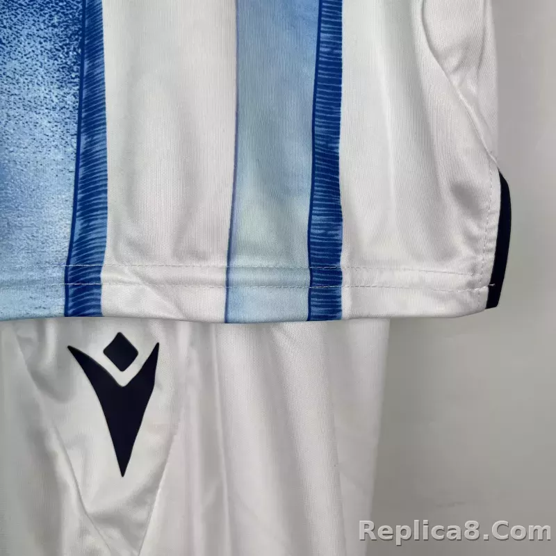 23-24 Real Sociedad Home Kids Kit Jersey+Shorts - detail