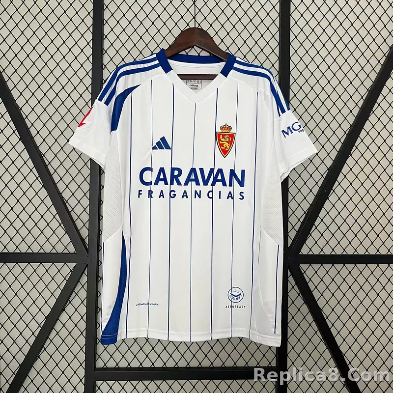 24-25 Real Zaragoza  Home Jersey Fan Version