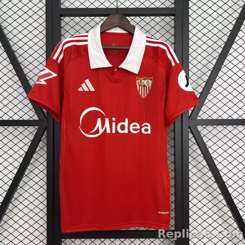 25-26 Sevilla Home Soccer Jersey