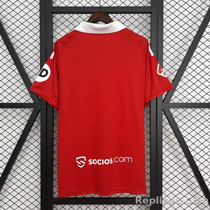25-26 Sevilla Home Soccer Jersey - detail