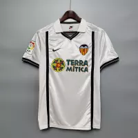 00-01 Valencia  Home Retro Football Jersey - view 1