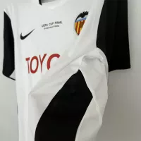 03-04 Valencia  Home Retro Football Jersey - view 4