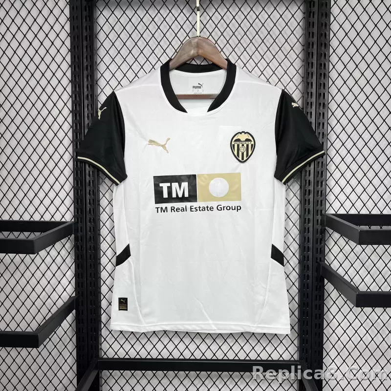24-25 Valencia  Home Football Jersey
