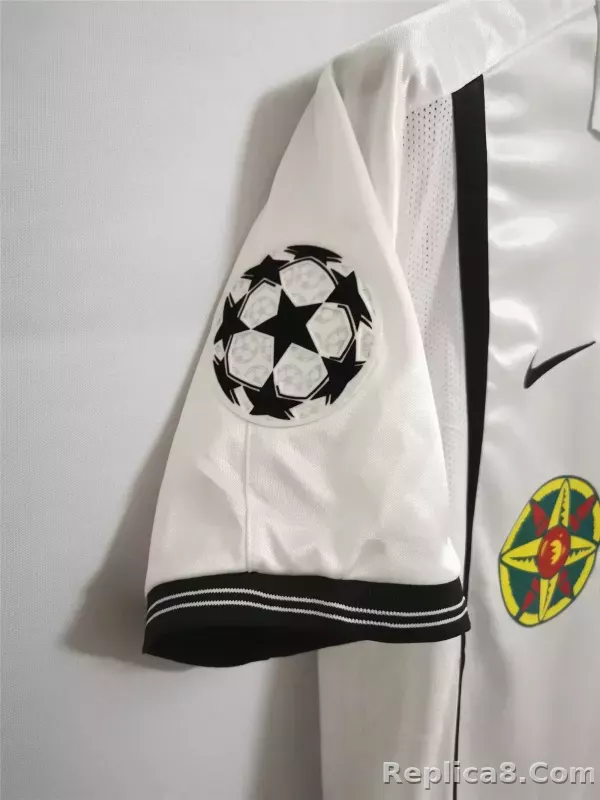 00-01 Valencia Home Retro Football Jersey - detail