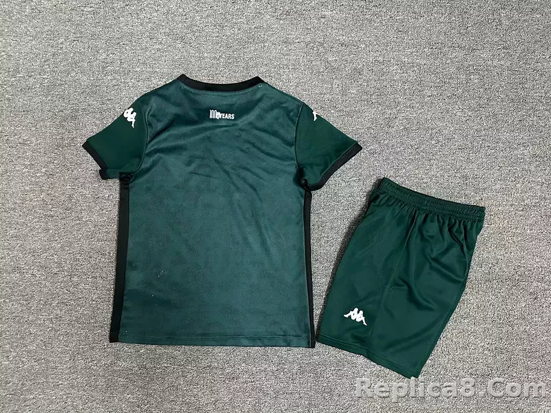 24-25  AS Monaco Away Kids kit Jerseys+Shorts - detail