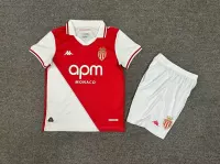 24-25  AS Monaco Home Kids kit Jerseys+Shorts - view 1