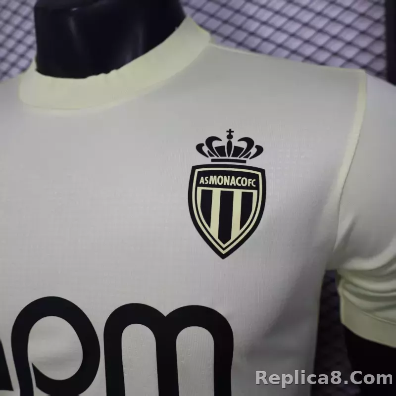 25-26 AS Monaco Second Away Jerseys Player Version - detail
