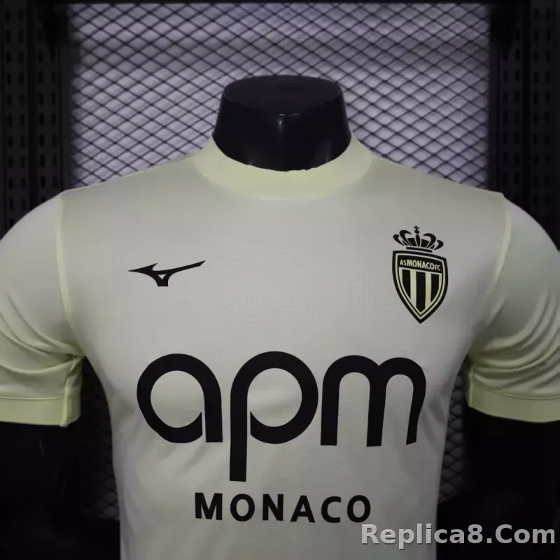 25-26 AS Monaco Second Away Jerseys Player Version - detail