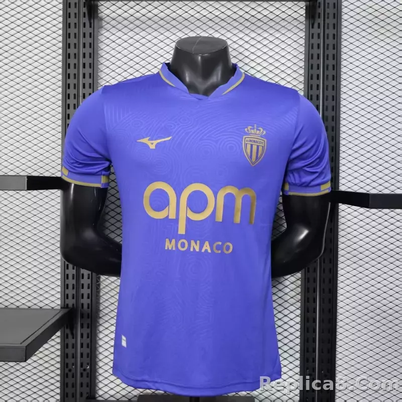 25-26 AS Monaco Away Jerseys Player Version