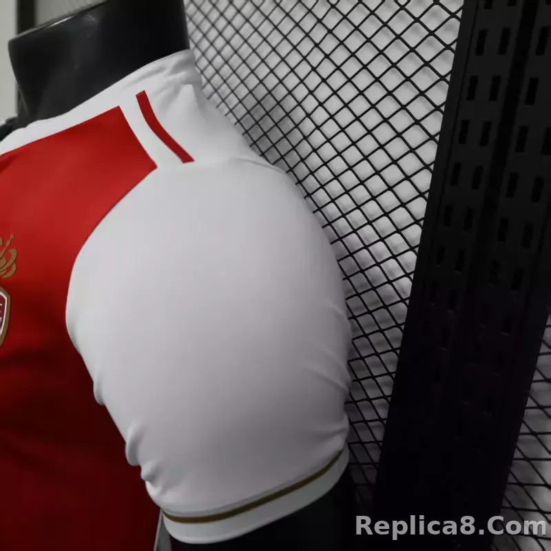 25-26 AS Monaco Home Jerseys Player Version - detail