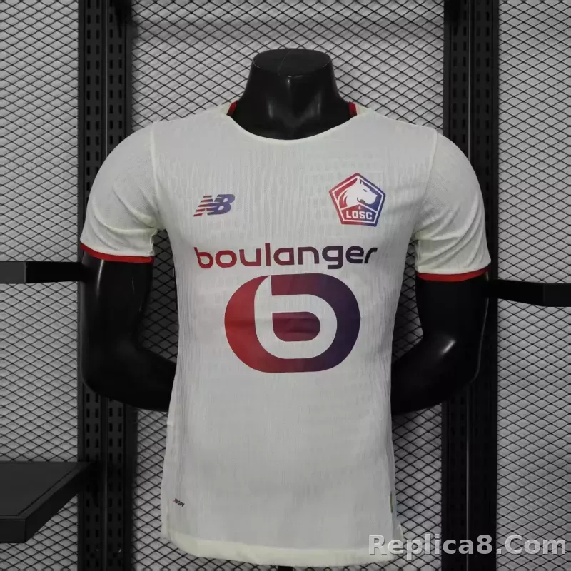 25-26 Lille OSC Home Soccer Jerseys Player Version