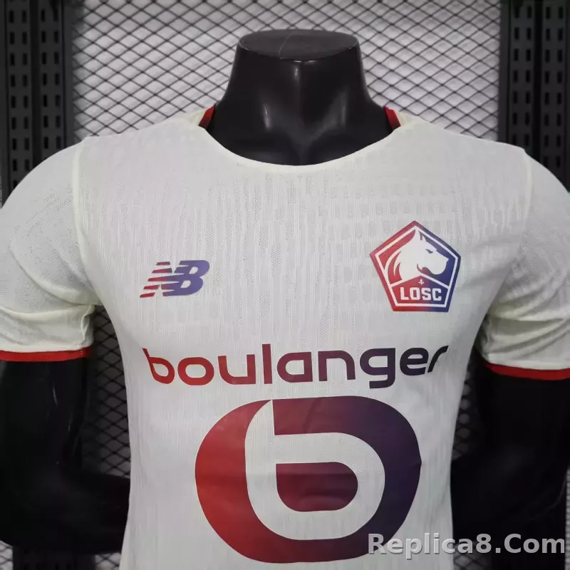 25-26 Lille OSC Home Soccer Jerseys Player Version - detail