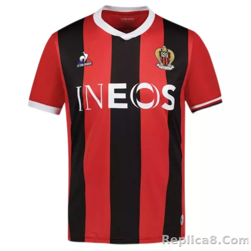 23-24  OGC Nice Home Jerseys Fan Version