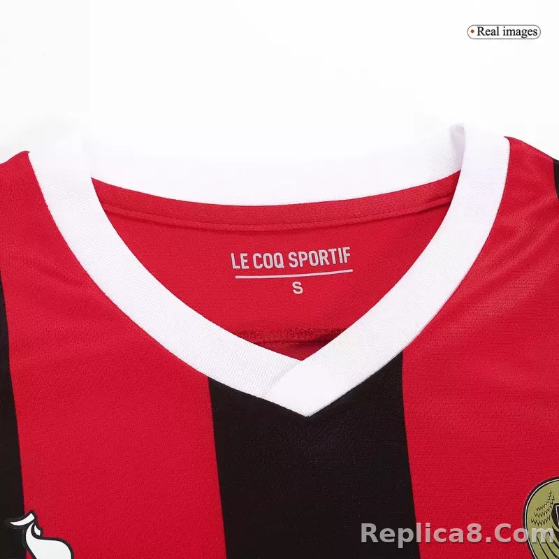 23-24 OGC Nice Home Jerseys Fan Version - detail