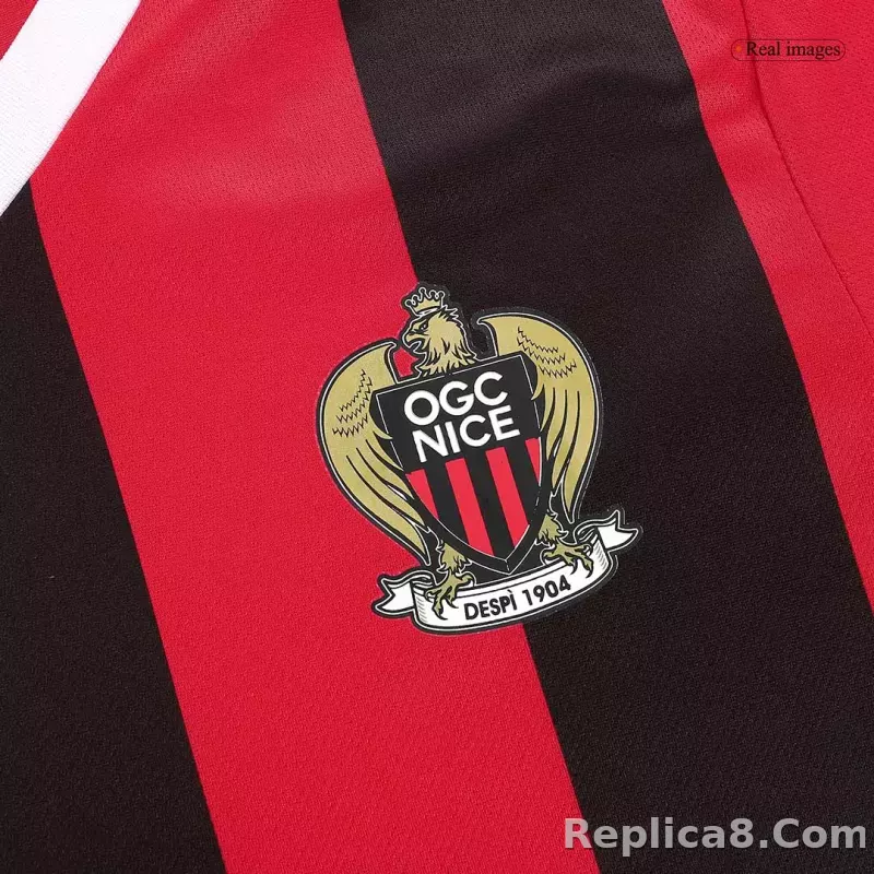 23-24 OGC Nice Home Jerseys Fan Version - detail
