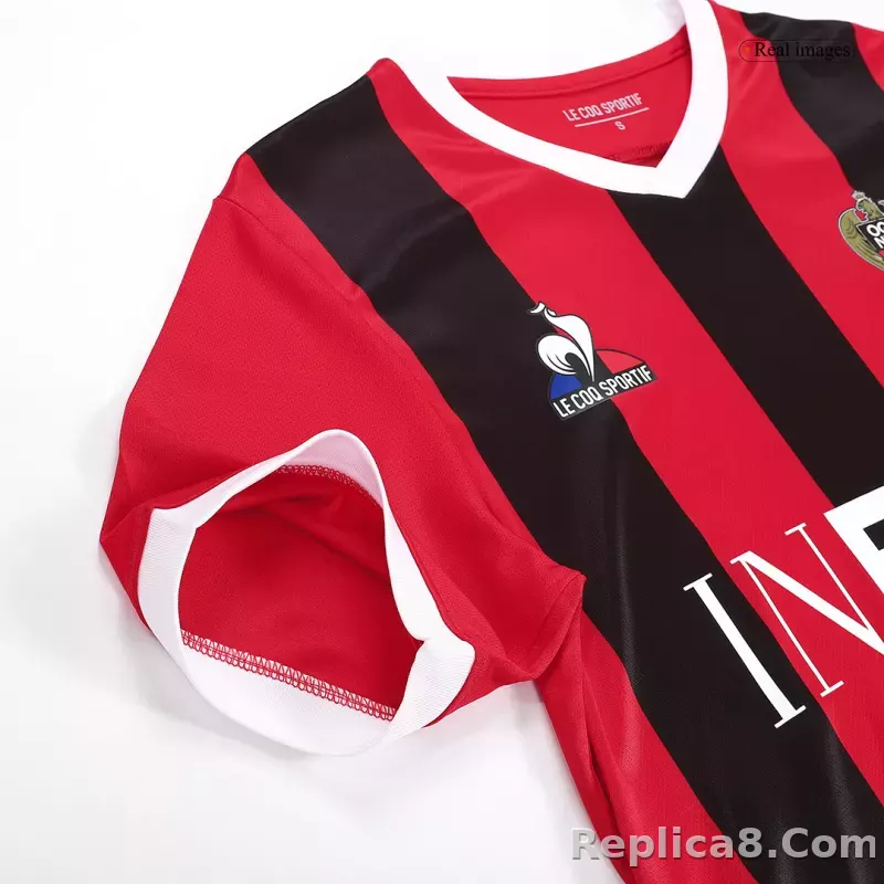 23-24 OGC Nice Home Jerseys Fan Version - detail