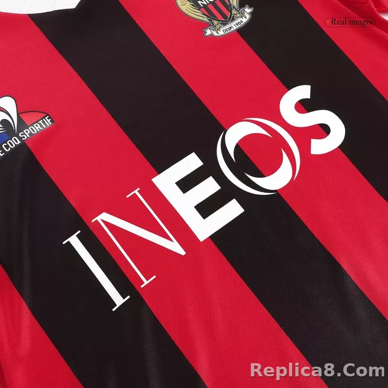 23-24 OGC Nice Home Jerseys Fan Version - detail