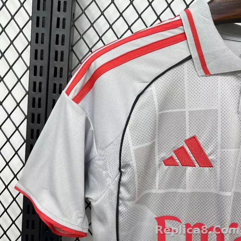 25-26 Olympique Lyonnais Second Away Soccer Jersey - detail
