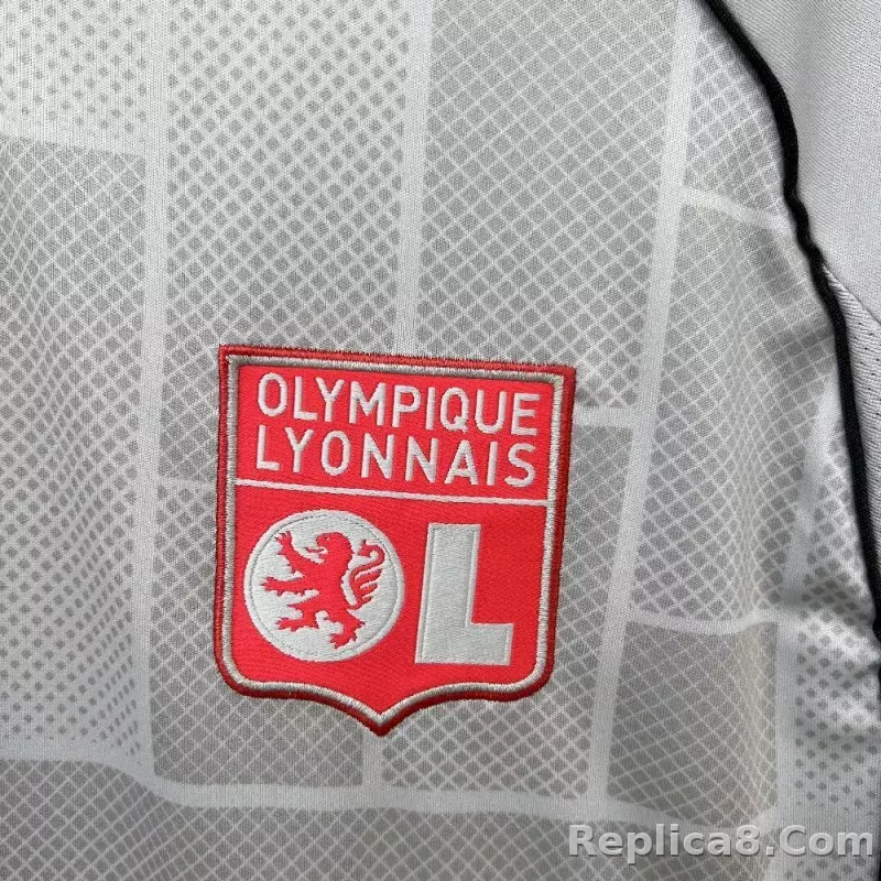 25-26 Olympique Lyonnais Second Away Soccer Jersey - detail