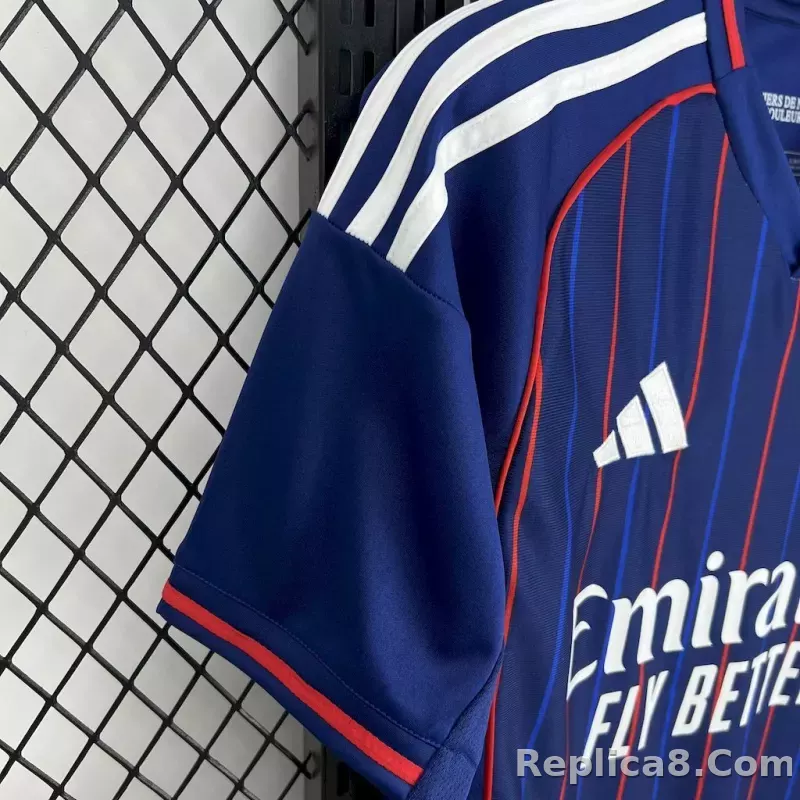 25-26 Olympique Lyonnais Away Soccer Jersey - detail