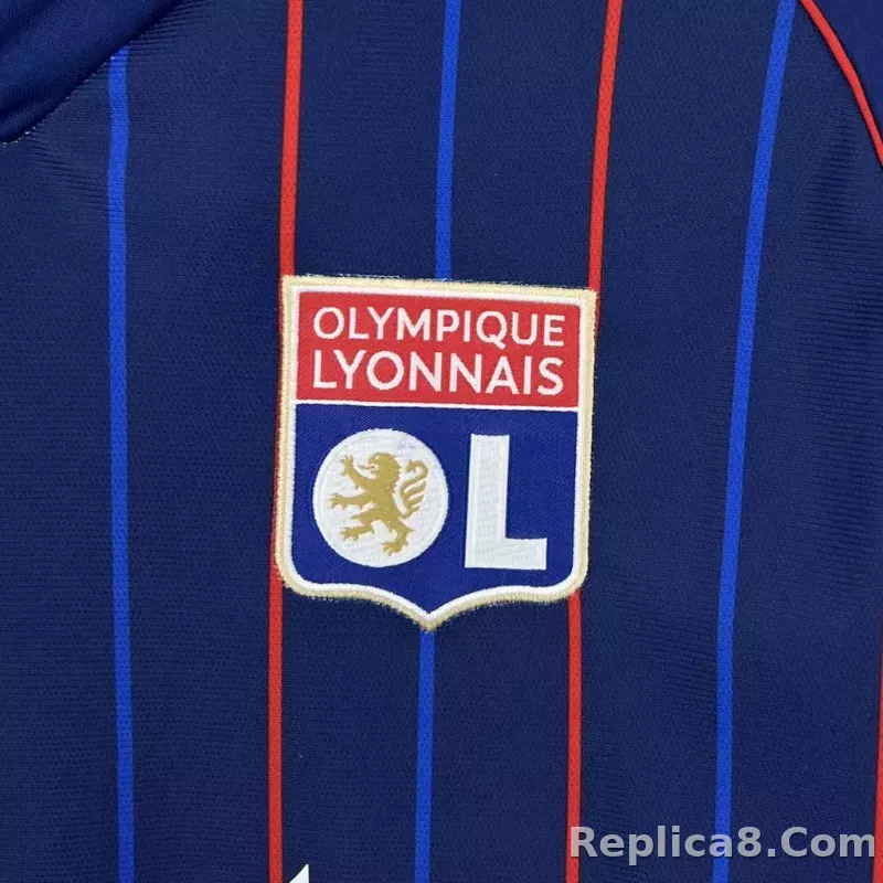 25-26 Olympique Lyonnais Away Soccer Jersey - detail