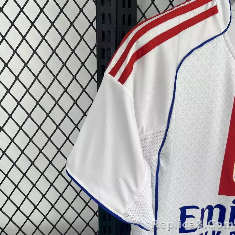 25-26 Olympique Lyonnais Home Soccer Jersey - detail