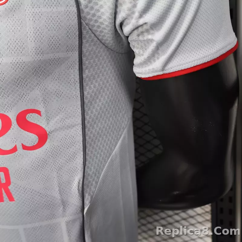 25-26 Olympique Lyonnais Second Away Soccer Jersey Player Version - detail