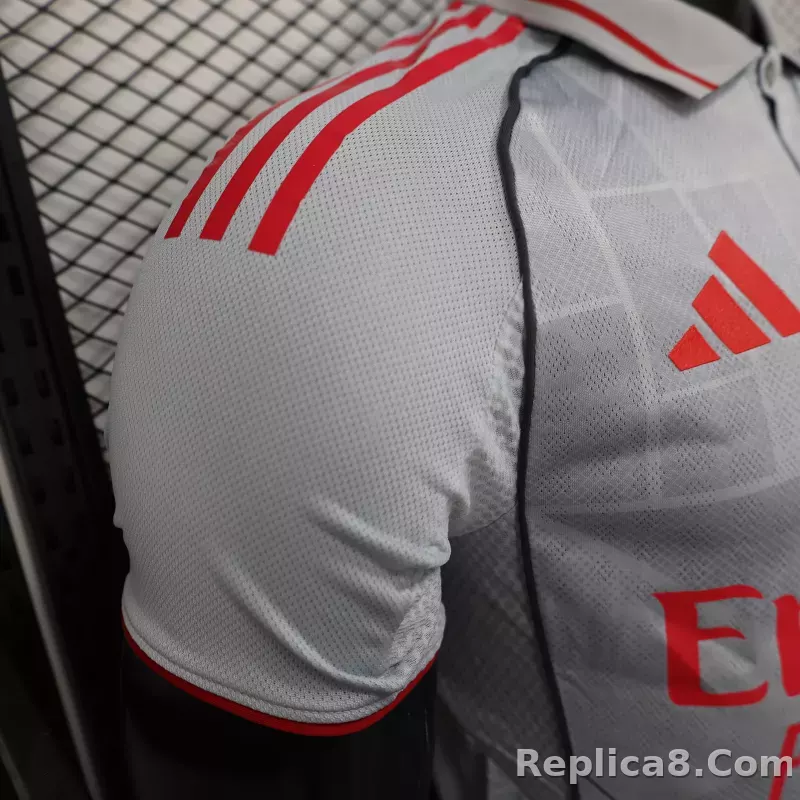 25-26 Olympique Lyonnais Second Away Soccer Jersey Player Version - detail