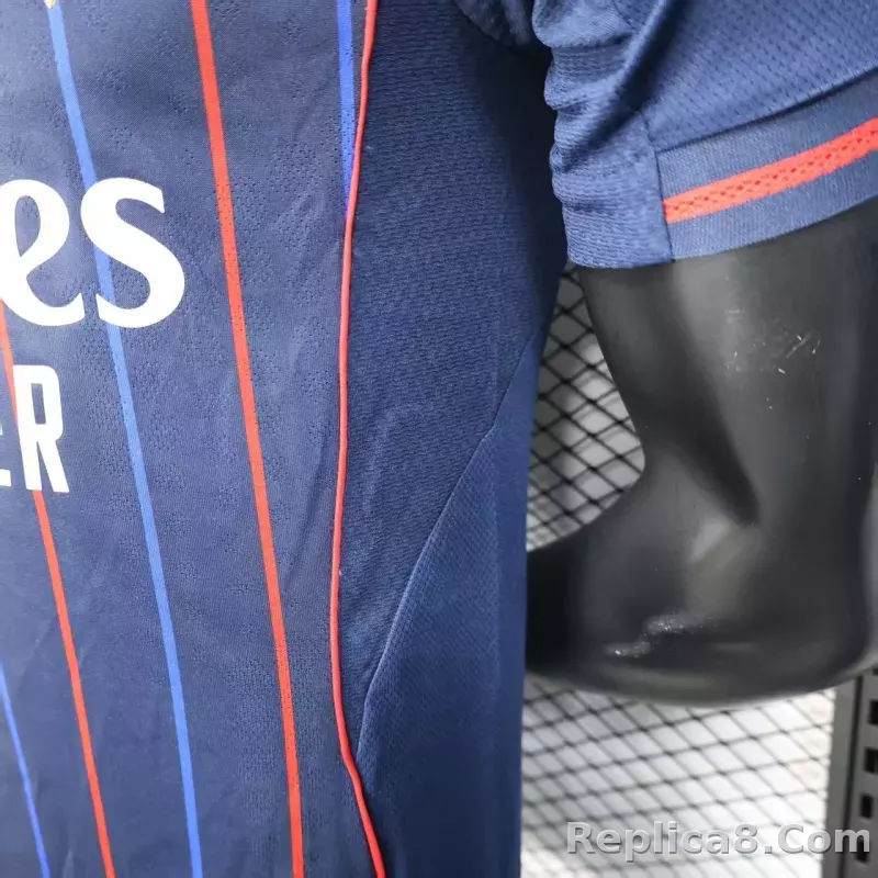 25-26 Olympique Lyonnais Away Soccer Jersey Player Version - detail