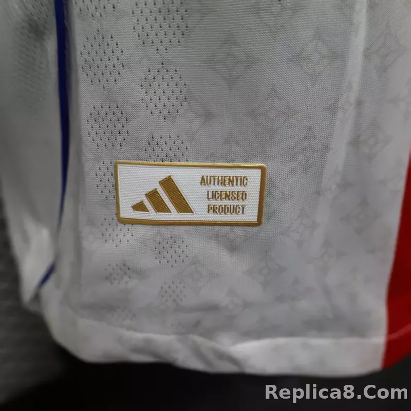 25-26 Olympique Lyonnais Home Soccer Jersey Player Version - detail