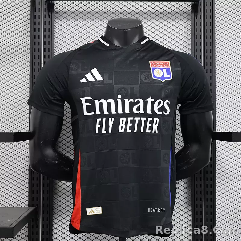 24-25 Olympique Lyonnais Away Jersey Player Version