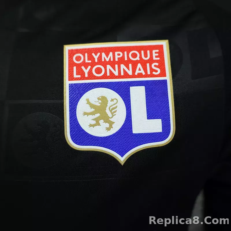 24-25 Olympique Lyonnais Away Jersey Player Version - detail