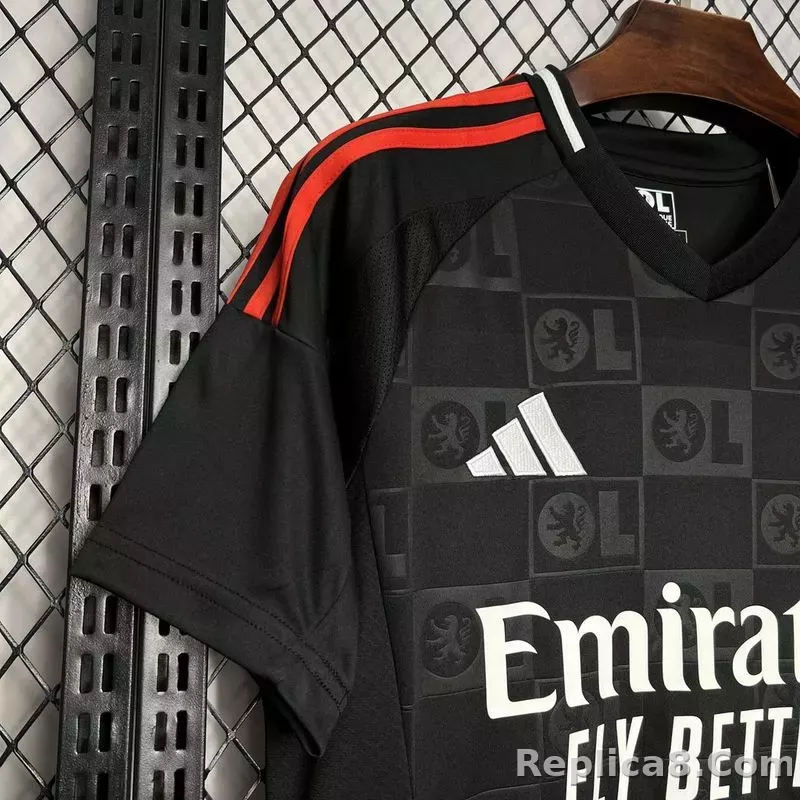 24-25 Olympique Lyonnais Away Jersey - detail