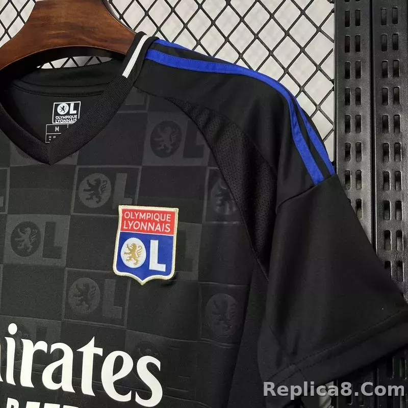 24-25 Olympique Lyonnais Away Jersey - detail