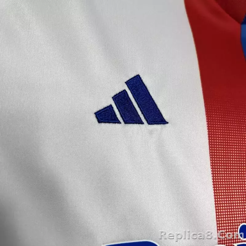 24-25 Olympique Lyonnais Home Kids Kit Jersey+Shorts - detail