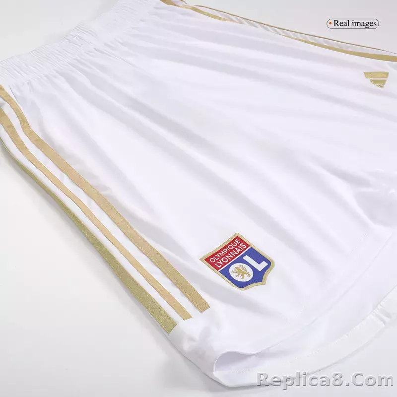 23-24 Olympique Lyonnais Home Shorts - detail
