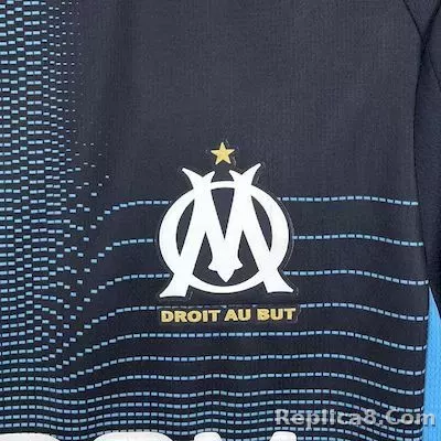 25-26 Marseilles Away Soccer Jersey - detail
