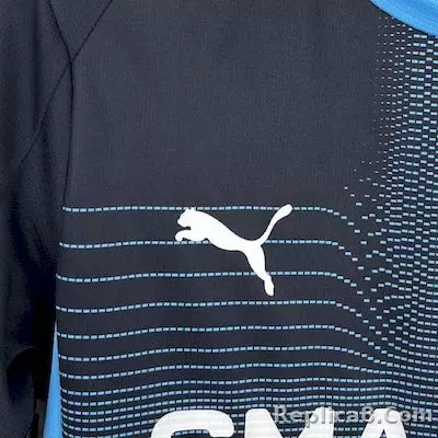 25-26 Marseilles Away Soccer Jersey - detail