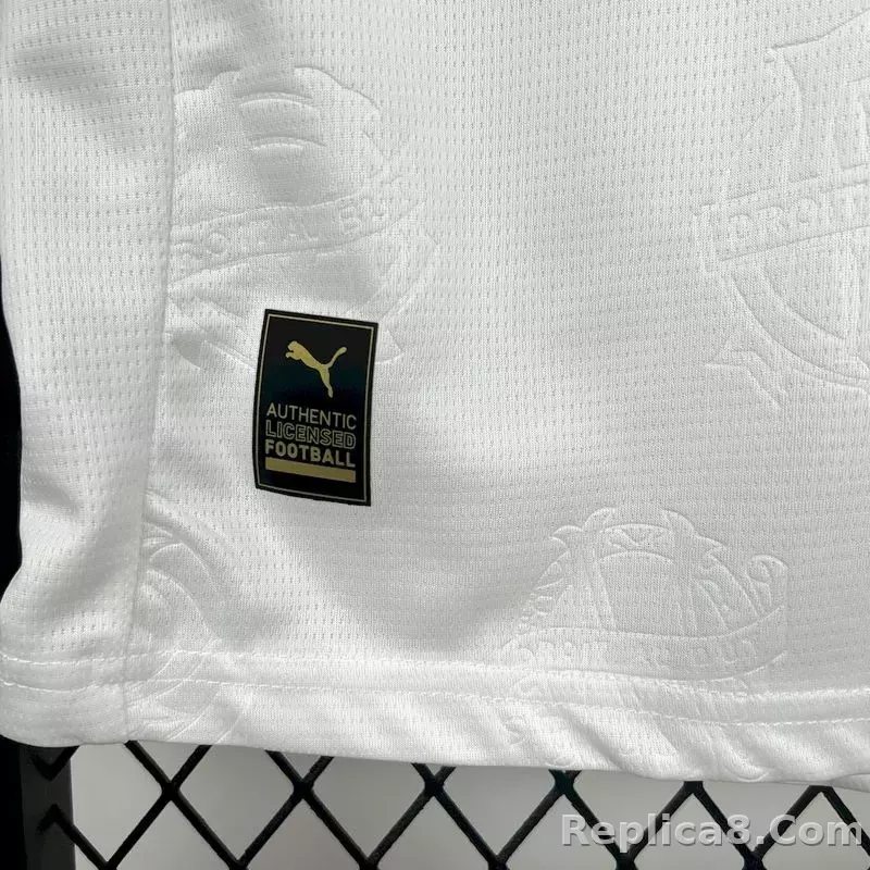 25-26 Marseilles Home Soccer Jersey - detail
