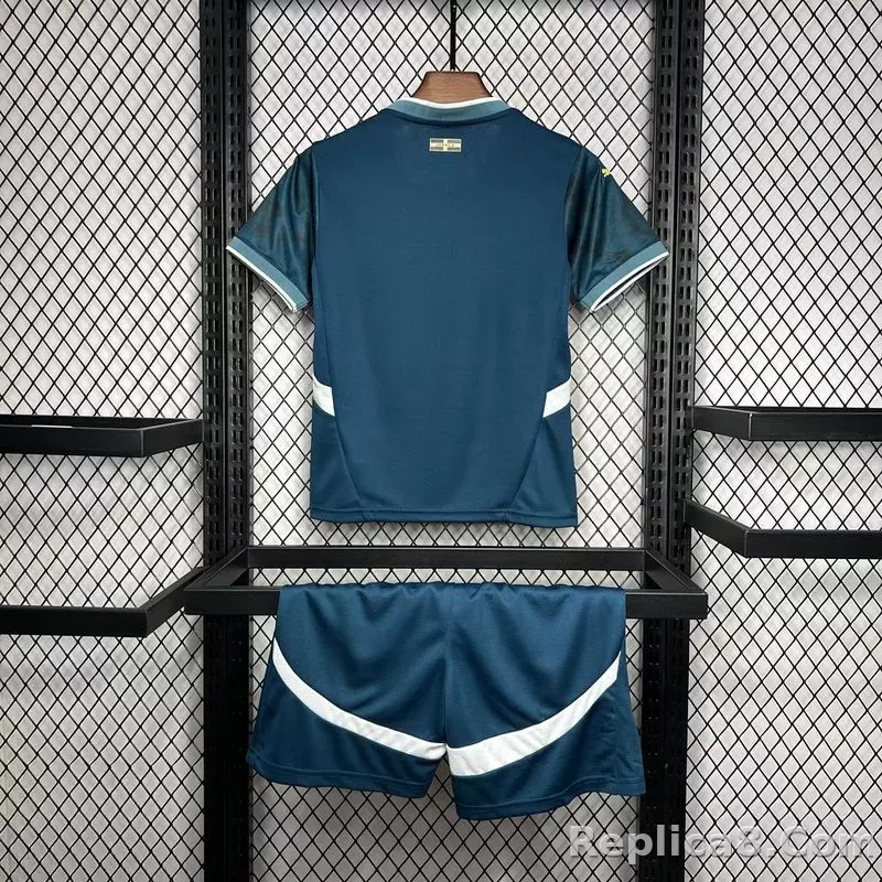 24-25 Marseilles Away Soccer Kids Kit Jersey+Shorts - detail