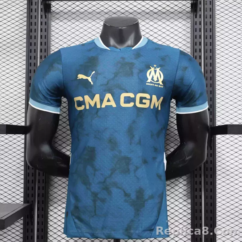 24-25 Marseilles Away Soccer Jersey Player Version