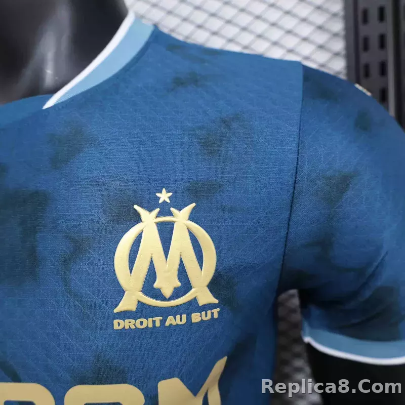 24-25 Marseilles Away Soccer Jersey Player Version - detail