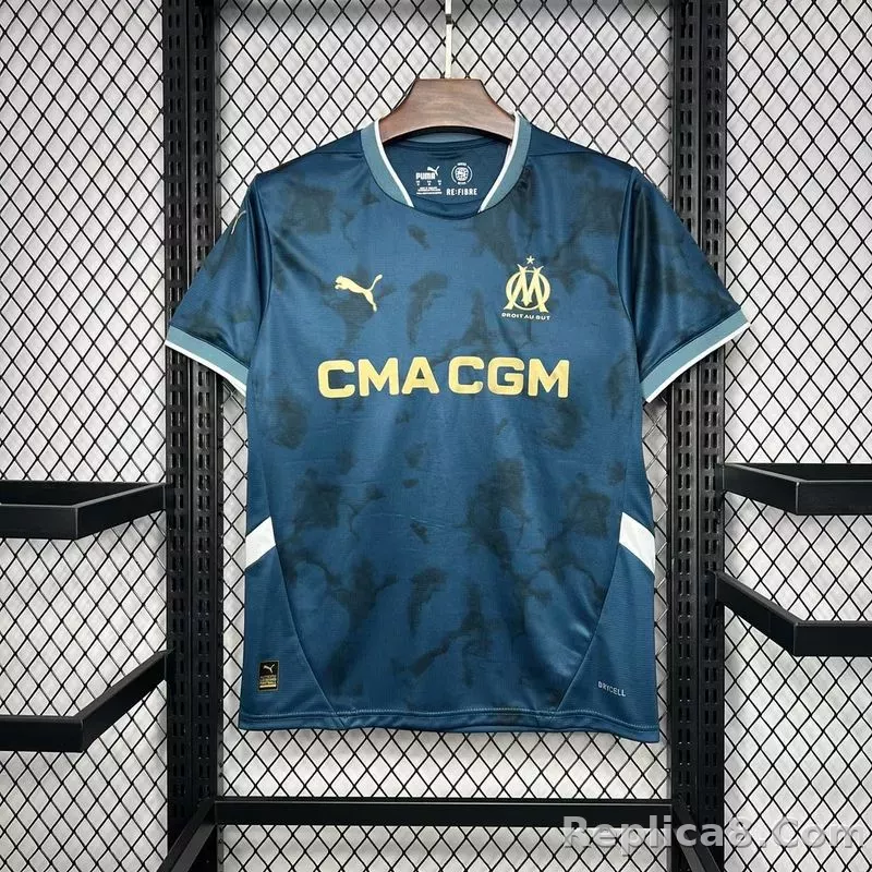 24-25 Marseilles Away Soccer Jersey