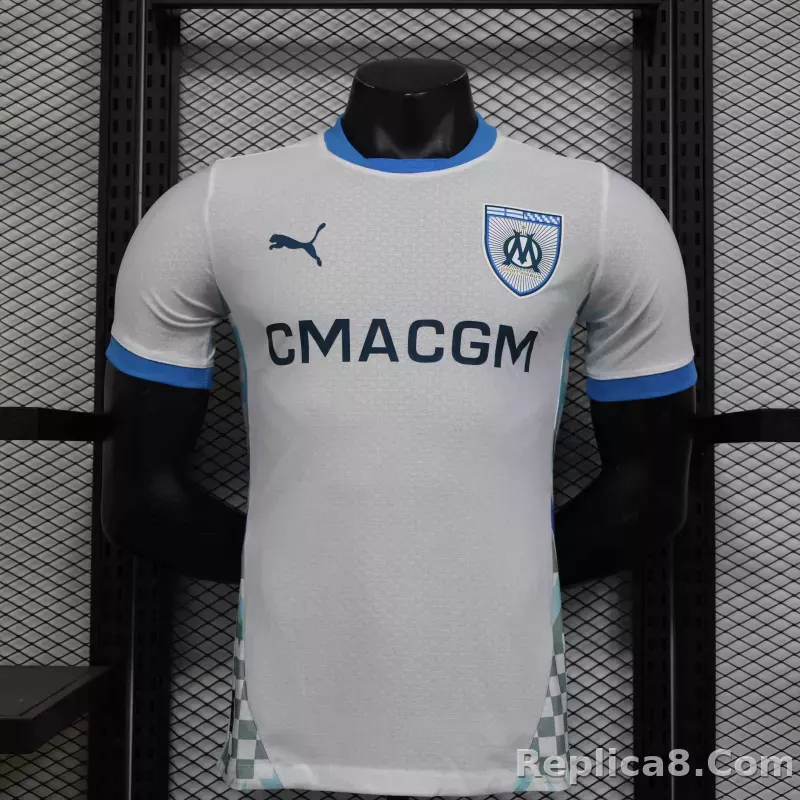 24-25 Marseilles Home Soccer Jersey Player Version