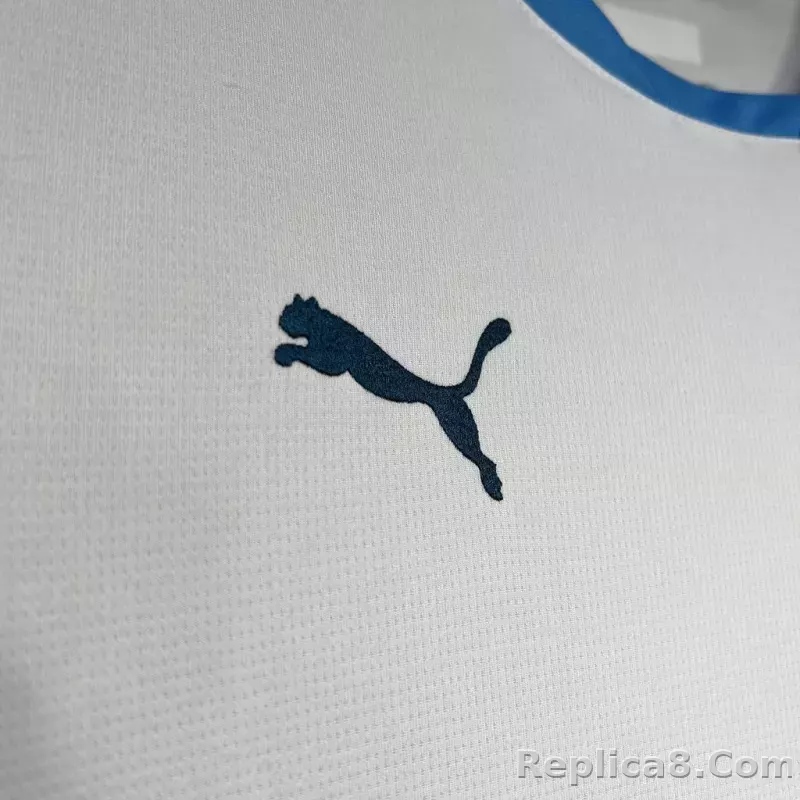 24-25 Marseilles Home Soccer Jersey - detail