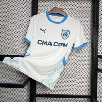 24-25 Marseilles Home Soccer Jersey - view 3