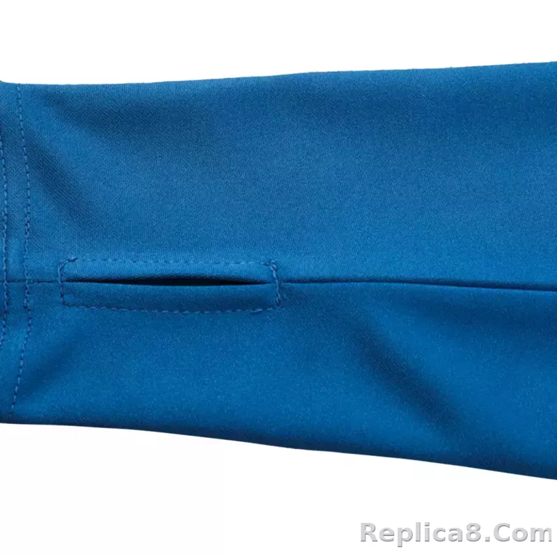 Kids Marseille Zipper Sweatshirt Kit(Top+Pants) Navy 2023/24 - detail
