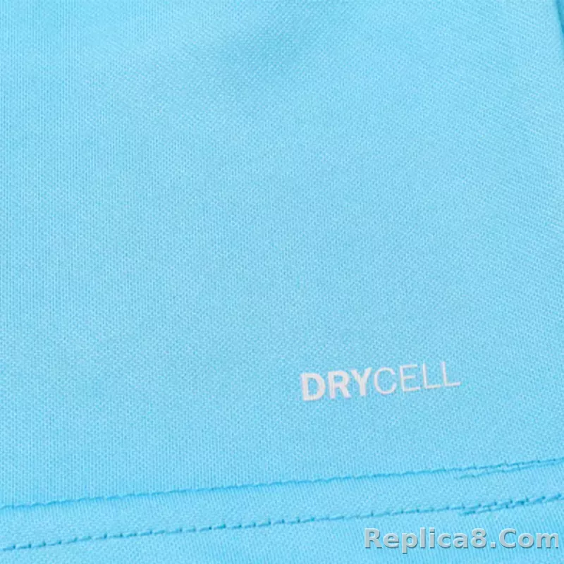 Kids Marseille Zipper Sweatshirt Kit(Top+Pants) Blue 2023/24 - detail